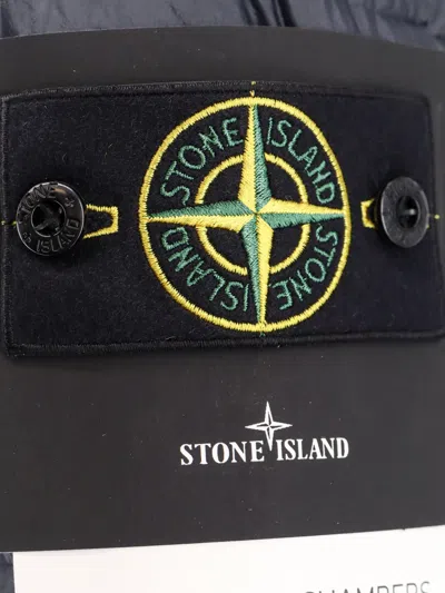 Shop Stone Island Man  Man Blue Jackets