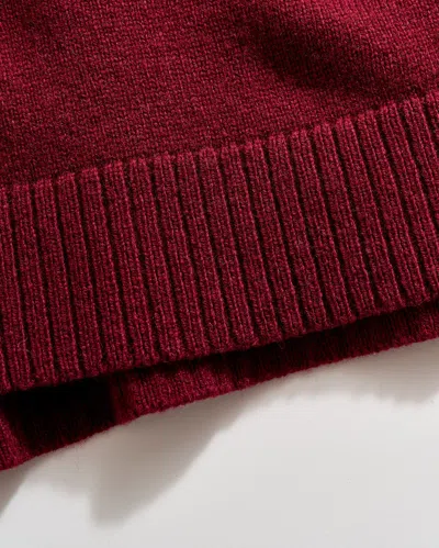 Shop Billy Reid Funnel Shell Sweater In Maroon