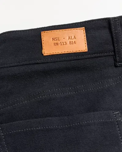 Billy Reid Moleskin Jean In Black