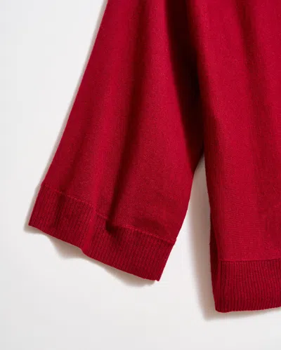 Billy Reid V-neck Dolman In Rhubarb