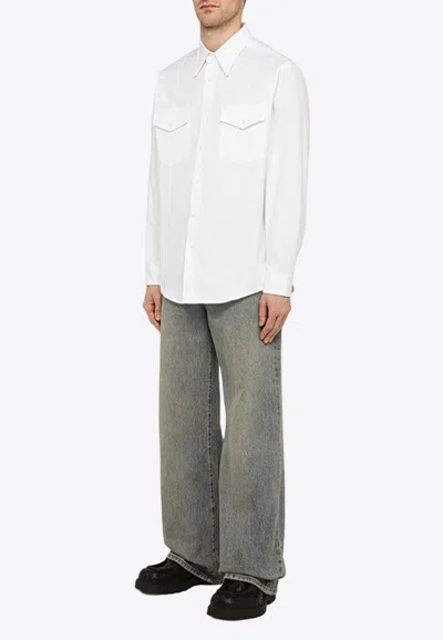 Department Five Department 5 Change Long-sleeved Shirt White In White
