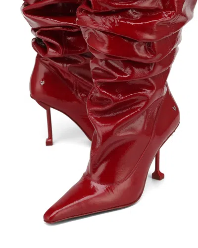 Naked Wolfe Vern Crinkle Patent Leather Red