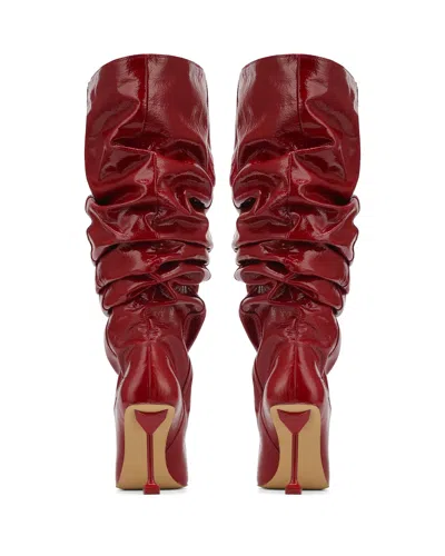 Naked Wolfe Vern Crinkle Patent Leather Red