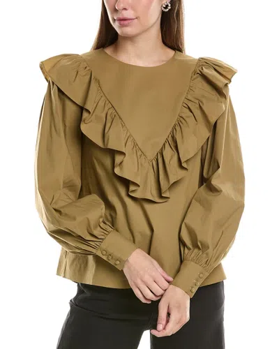 Crosby By Mollie Burch Flint Top In Army In Green