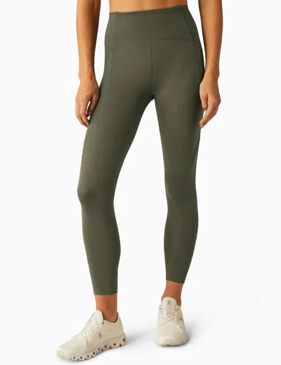 Shop Beyond Yoga Powerbeyond Bootcamp Midi Legging In Green