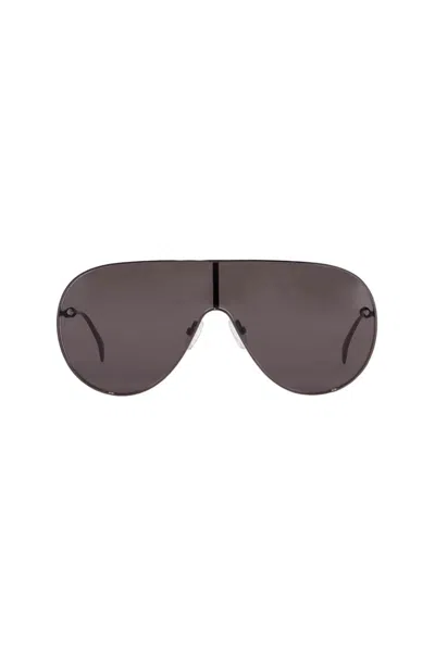 Alexander Mcqueen Studded Mask Sunglasses For A Bold And Ed In Black