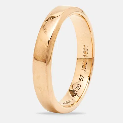 Van Cleef & Arpels Toujours 18k Rose Gold Wedding Band Ring In Silver