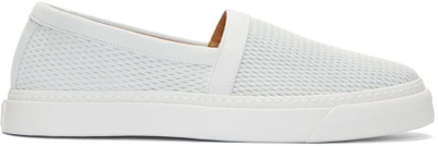 Shop Marc Jacobs White Leather Low-top Sneakers