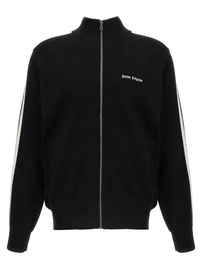 Shop Palm Angels Classic Logo Sweatshirt In White/black