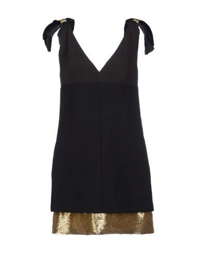 Shop Emilio Pucci Short Dress In Black