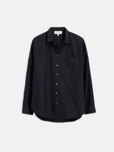 Alex Mill Jo Shirt In Cotton Poplin In Rich Black