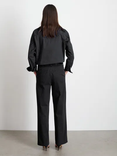 Alex Mill Jo Shirt In Cotton Poplin In Rich Black
