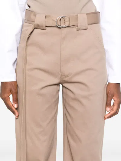 Shop Alaïa Alaia Cotton Cargo Trousers