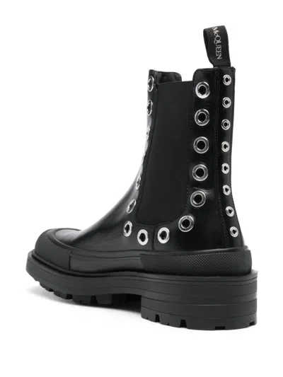 Alexander Mcqueen Alexander Mc Queen Tread Slick Leather Chelsea Boots