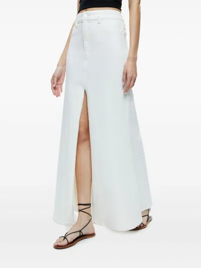 Shop Alice And Olivia Alice + Olivia Cotton Long Skirt