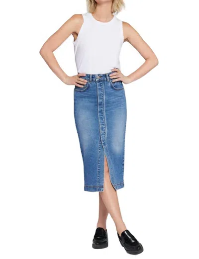 Current Elliott Current/elliott The Insignia Midi Skirt In Multi