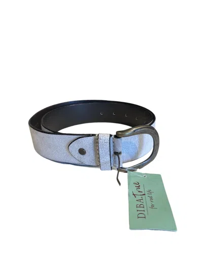Diba True Women's Leather Handmade Belts In White In White