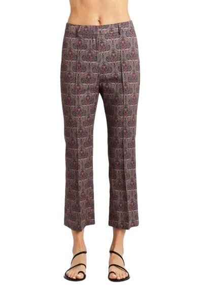 Drew Angelica Printed Pant In Admiral In Blue