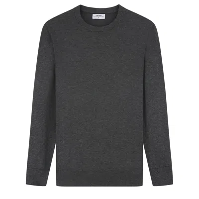 Tom Baine Men's Cashmere Feel Slim Fit Crew Neck Sweater In Pink