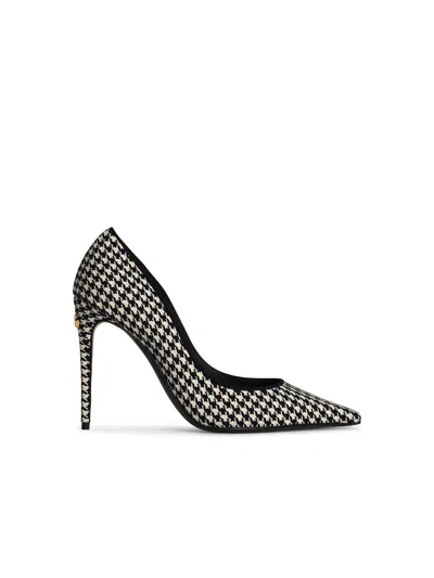 Dolce & Gabbana Houndstooth Pointed Toe Stiletto Heel Pumps