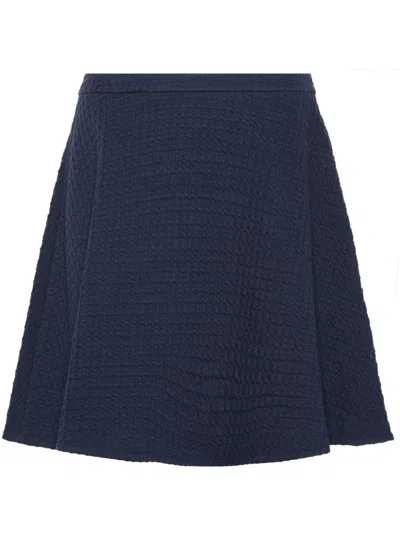 Shop Emporio Armani Cotton Short Skirt