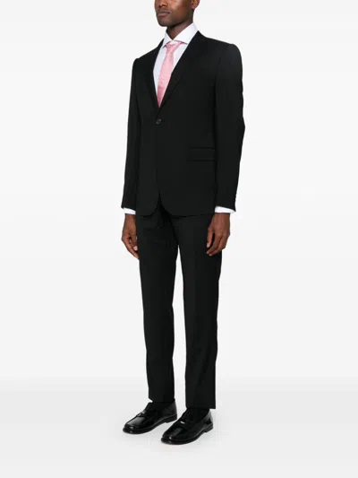 Shop Emporio Armani Single Breasted Wool Suit