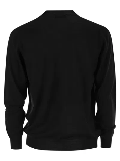 Fedeli Lightweight Virgin Wool Cardigan