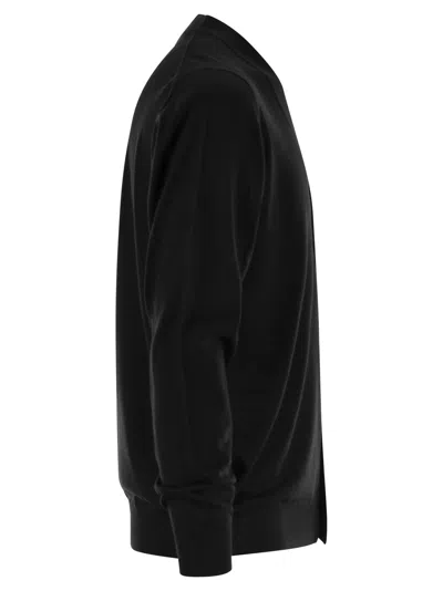Fedeli Lightweight Virgin Wool Cardigan