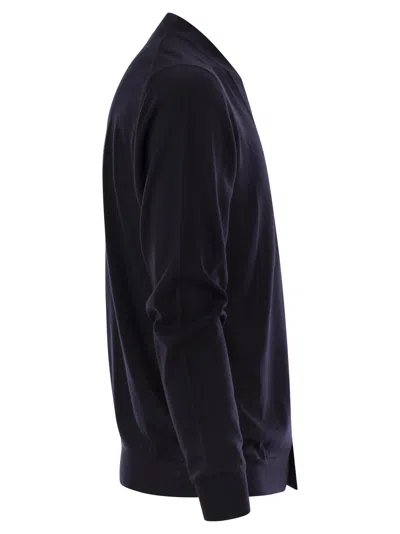 Fedeli Lightweight Virgin Wool Cardigan