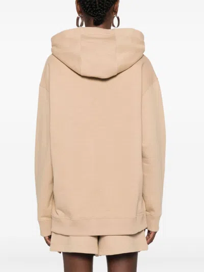 Fendi Beige Regular Fit Hoodie