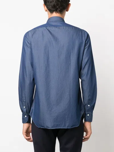 Finamore 1925 Napoli Long-sleeve Denim Shirt