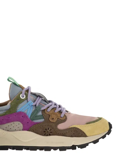 Flower Mountain Yamano 3 - Sneakers In Suede And Technical Fabric