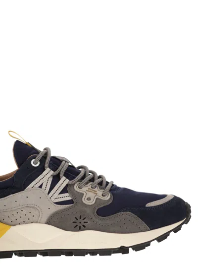 FLOWER MOUNTAIN FLOWER MOUNTAIN YAMANO 3 SNEAKERS IN SUEDE AND TECHNICAL FABRIC 