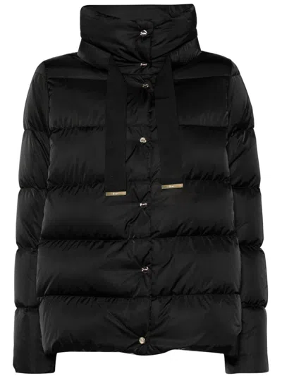 Herno Shiny Satin Cape Down Jacket Clothing