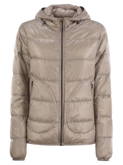 Shop Herno Ultralight Nylon Down Bomber Jacket