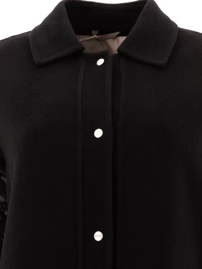 Herno Coat With Down Sleeves In Multi