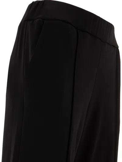 Shop Jil Sander Wide Leg Viscose Trousers