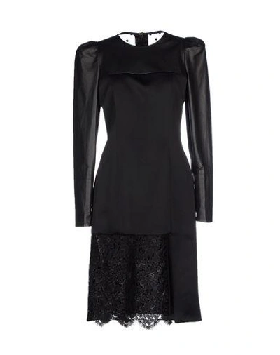 Shop Emanuel Ungaro Knee-length Dresses In Black