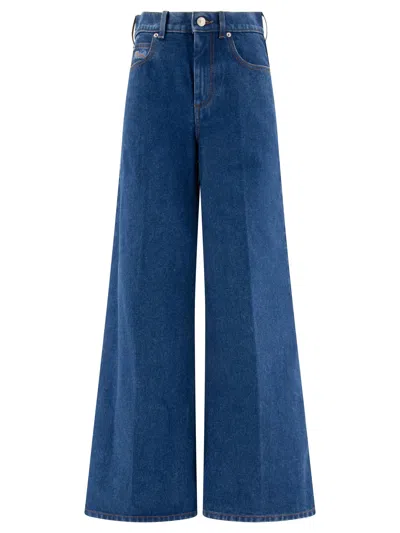 Shop Marni Wide Leg Jeans