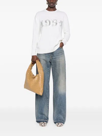 Max Mara Crew Neck Wool And Cashmere Blend Sweater