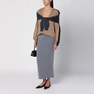 Moschino Two-tone Midi Pencil Skirt