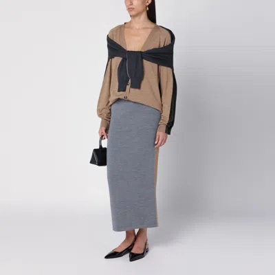 Moschino Beige Virgin Wool Cardigan