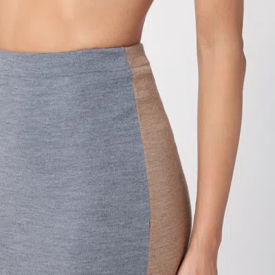 Moschino Two-tone Midi Pencil Skirt