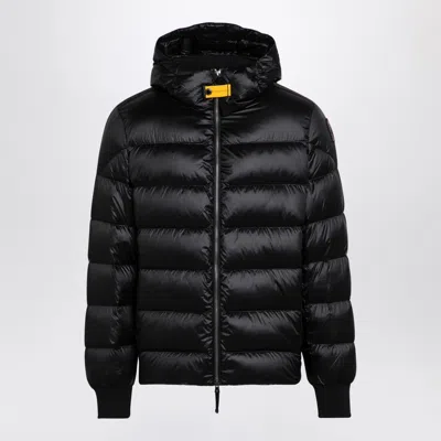 Shop Parajumpers Pharrell Black Padded Bomber Jacket