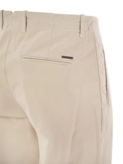 Peserico Men's Cotton Trousers With Darts