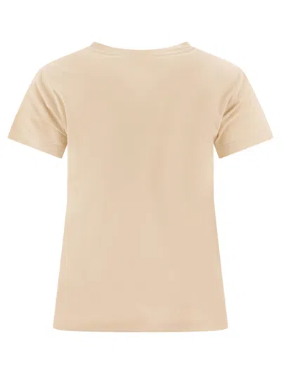 Pinko Woman T-shirt Beige Size L Cotton