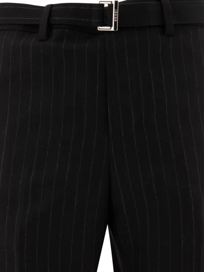 Sacai Men's Pinstriped Trousers