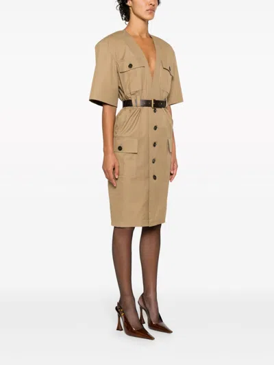 Saint Laurent Saharienne Dress
