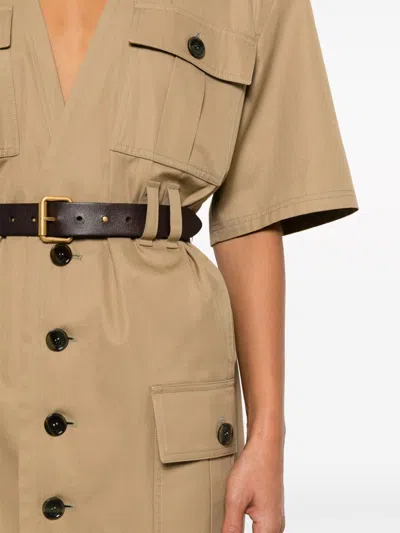 Saint Laurent Saharienne Dress