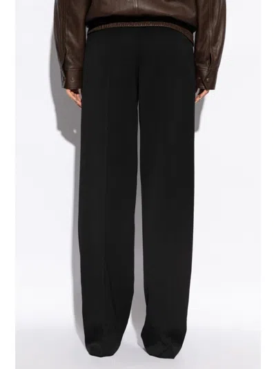 Saint Laurent Grain De Poudre Wool Trousers